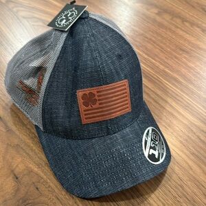 Black Clover USA Leatherr Adjustable Hat